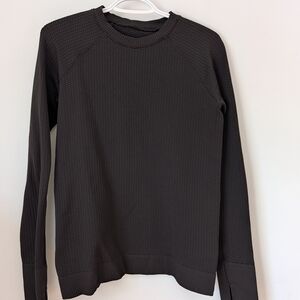 Women's Lululemon Black Textured Sweater